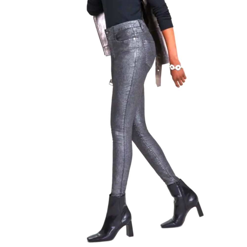 INC metallic jeans